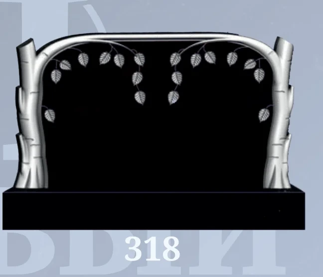 Фрезерованный памятник: Модель №318 — артикул catalog-freza-318